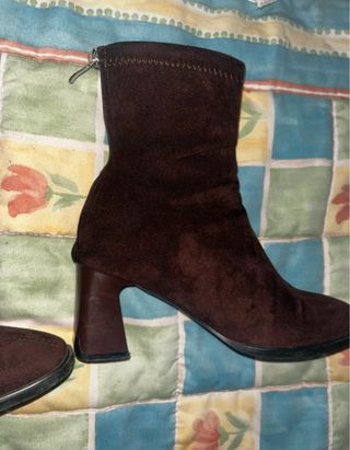 Botines estilo francés marrones