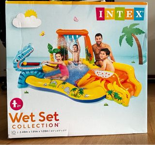 Centro de juegos hinchable Intex Dinosaurio