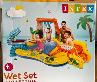 Centro de juegos hinchable Intex Dinosaurio