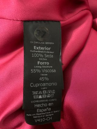 Vestido vintage floral Carolina Herrera