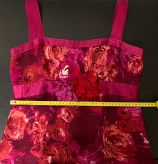 Vestido vintage floral Carolina Herrera