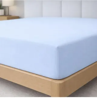 2 Sábanas Bajeras Microfibra (Azul y Rosa)