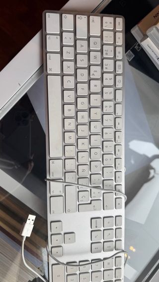 Teclado Apple A1243 Blanco