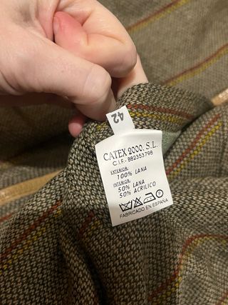 Chaleco reversible talla 42