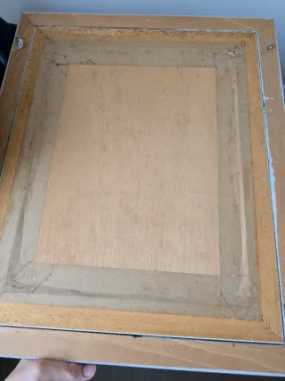 Óleo original Jarrón con rosas