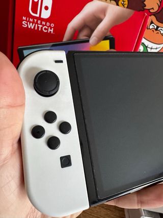 Nintendo Switch OLED Blanca Caja y accesorios