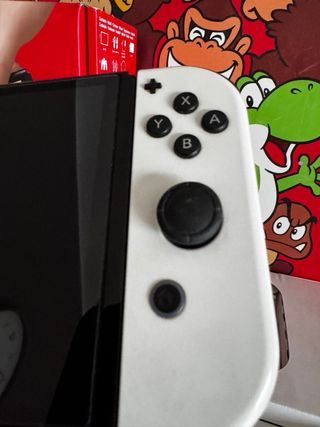 Nintendo Switch OLED Blanca Caja y accesorios