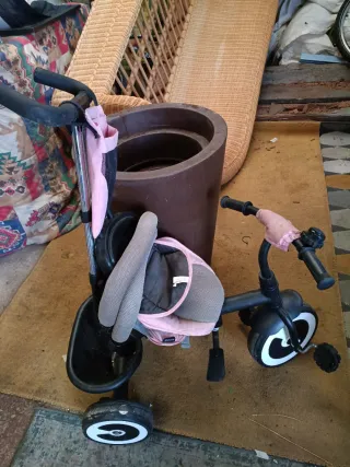 Triciclo para niña rosa