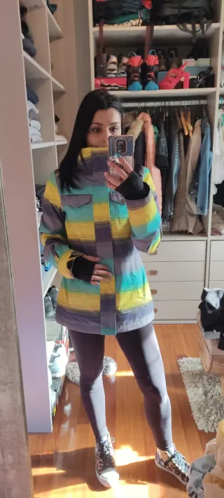 Chaqueta esquí/snowboard multicolor