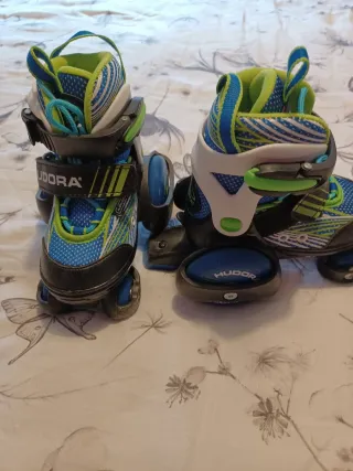 Patines Hudora infantiles. Talla 26-29 ajustables
