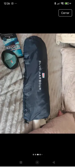 Tienda de campaña para playa