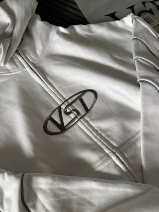 Chaqueta con capucha VestAgarments blanca Talla M