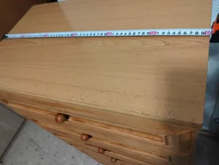 Cómoda 7 cajones madera