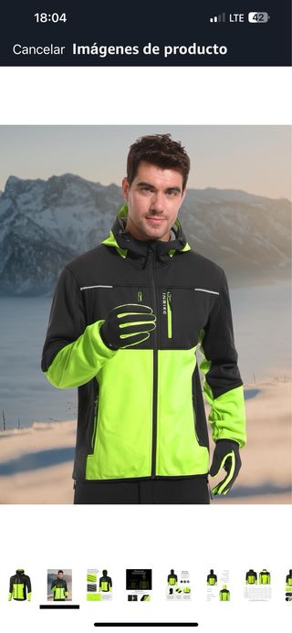 Chaqueta softshell cortavientos Inbike XL