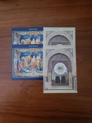 2 Hojas Tapices y 2 Alhambra 2011 2,84 € y 2€