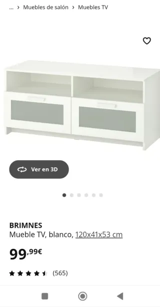 Mueble TV Brimnes Ikea