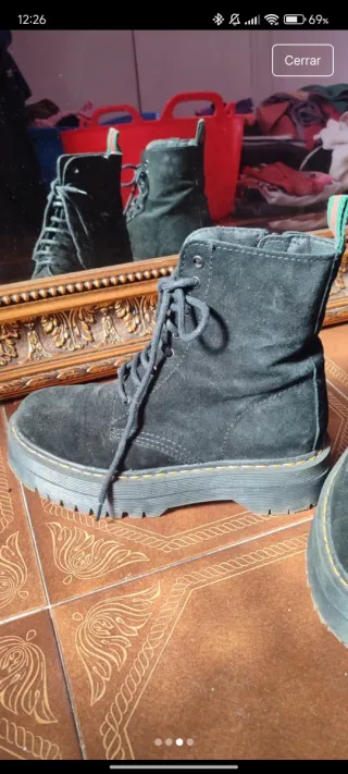 Botas militares negras