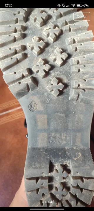 Botas militares negras