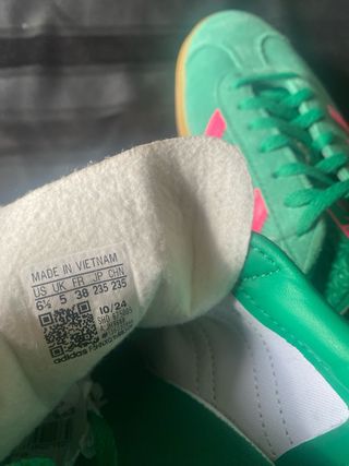 Adidas Gazelle Bold W Verde y Rosa