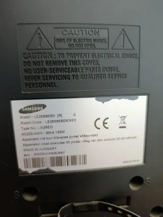 Televisor Samsung 26 Negro (2)