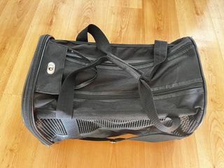 Transportín perro pequeño negro