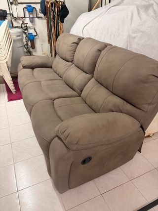 Sofá reclinable 3 plazas