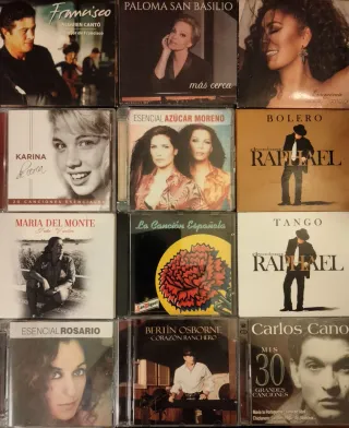 CDs musica en castellano Melódica, copla, flamenco