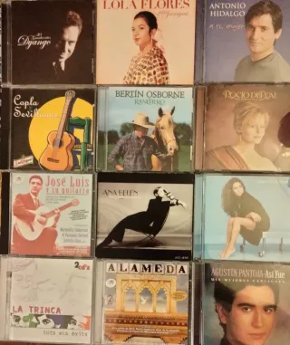 CDs musica en castellano Melódica, copla, flamenco