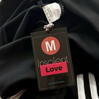 Talla M - Leggings negros rayas laterales