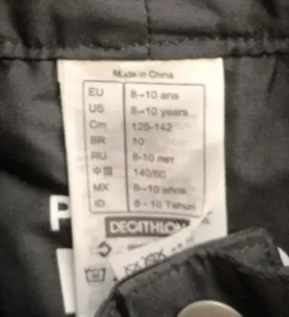 Conjunto esquí niña