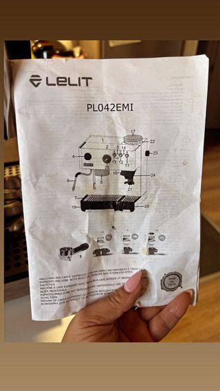 Cafetera Espresso Lelit Anita PL042EMI