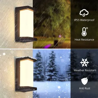 Lámpara de pared LED interior/exterior