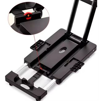 Carretilla plegable extensible con 6 ruedas