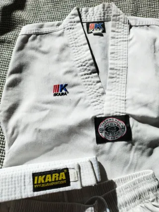 Dobok Taekwondo Infantil Ikara Blanco - 7/8 años