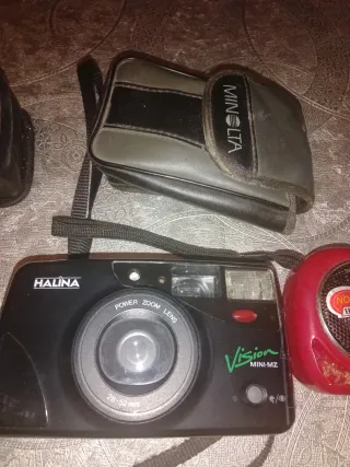 Lote Cámaras Vintage Konica y Radio