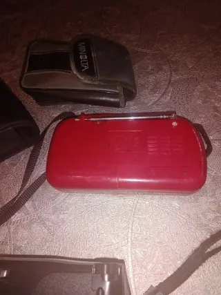 Lote Cámaras Vintage Konica y Radio