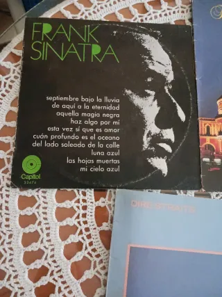 Lote de 3 L.ps de the beatles, fran sinatra y dire