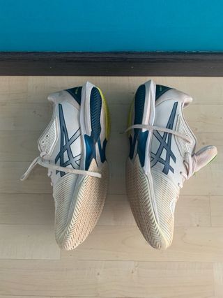 Zapatillas Asics Padel Beige/Verde