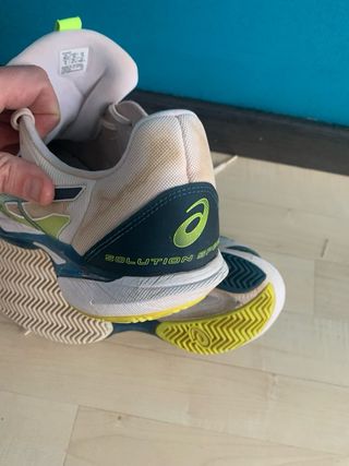 Zapatillas Asics Padel Beige/Verde