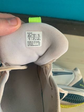 Zapatillas Asics Padel Beige/Verde