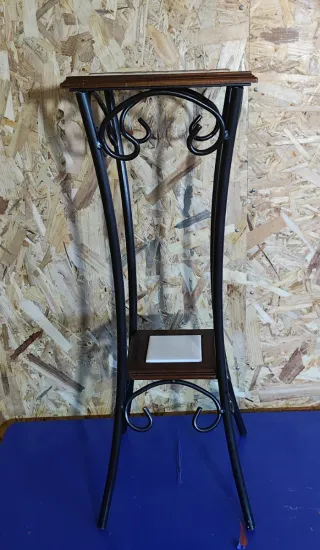 Porta macetas forjado mosaico