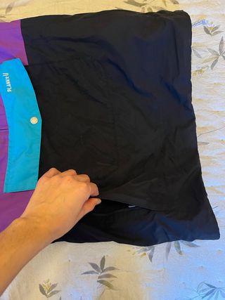 Chaqueta esquí/snowboard morada y azul (Talla S)