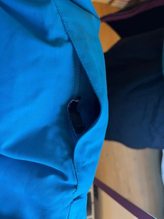 Chaqueta esquí/snowboard morada y azul (Talla S)