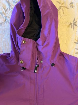 Chaqueta esquí/snowboard morada y azul (Talla S)