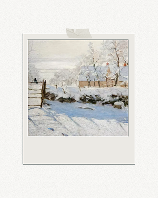 Póster Invierno Claude Monet