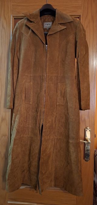 Abrigo largo F&Co marrón