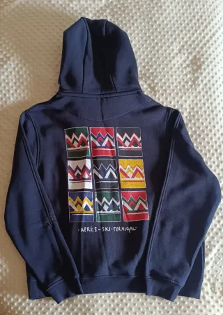 Sudadera El Ganso Azul Marino Media Cremallera