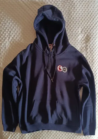 Sudadera El Ganso Azul Marino Media Cremallera