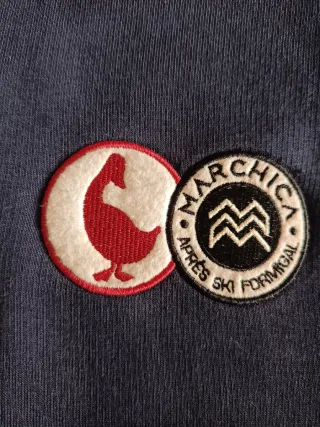 Sudadera El Ganso Azul Marino Media Cremallera