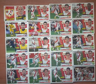 20 cromos Rayo Vallecano LIGA ESTE 13-14